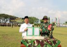 Dandim 0722/Kudus Pimpin Upcara Penutupan TMMD Sengkuyung Desa Gondoharum